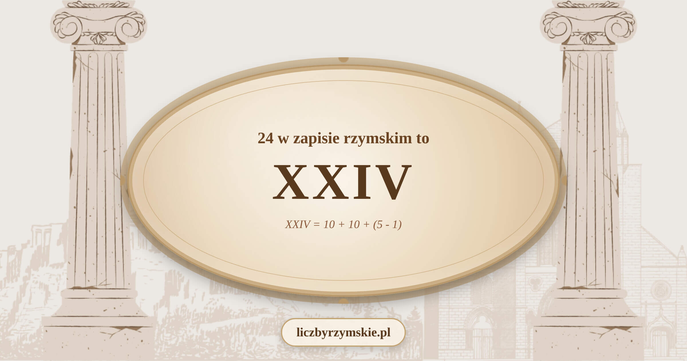 24 w zapisie rzymskim - XXIV